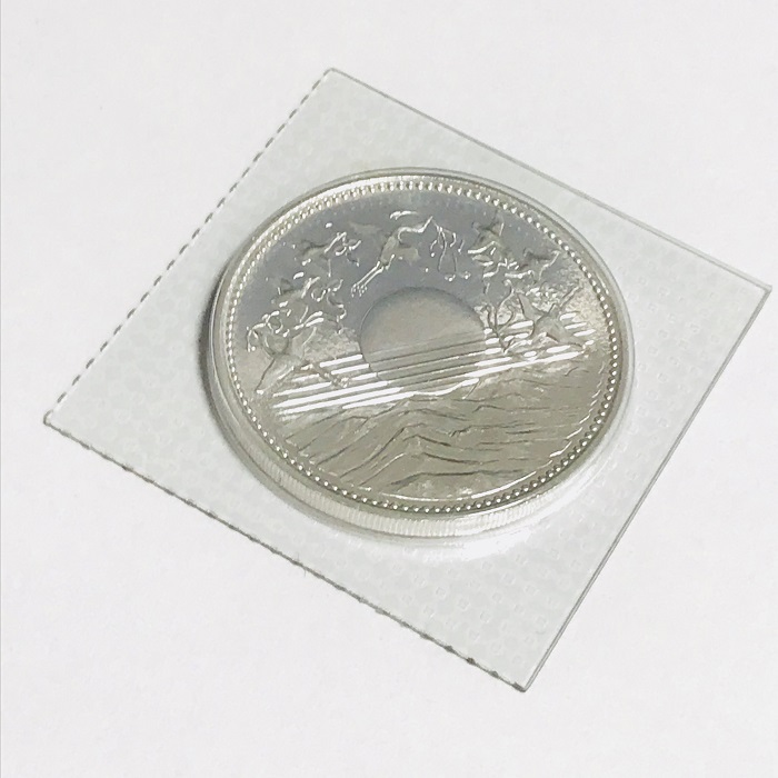 最終値下げ 天皇陛下御在位60年記念硬貨1万円銀貨 - 美術品 
