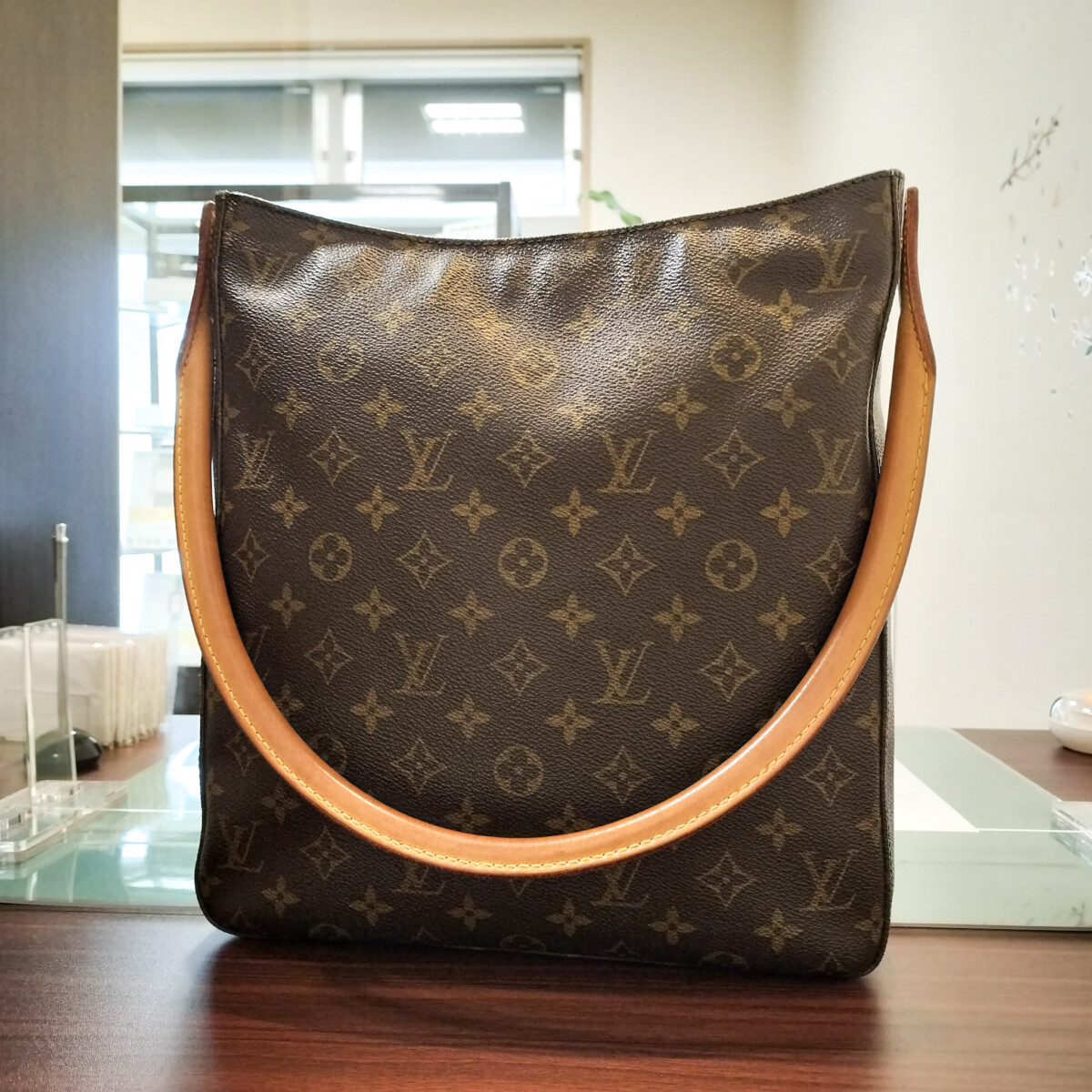 LOUIS VUITTON ルーピングGM ショルダーバッグ モノグラム